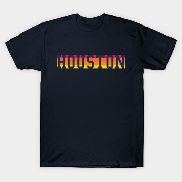 Houston H-Town Baseball Fan Tee: Hit It Out of the Park, Y'all! T-Shirt by CC0hort